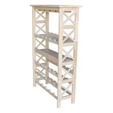 3070x 30 Inch Tall X Sided Plant Stand Unfinished Furniture Of Wilmington Glass Storage Wine Storage Unfinished Furniture