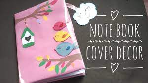 Until the 19th century every letter, ornament or unit of decoration had to be applied to a book's cover or spine. Diy Bookcover Decoration Notebook Cover Design Decorate Notebook Project File Cover Decoration Youtube