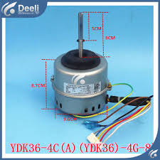 Has your automotive's blower motor assembly failed? 95 New Original For Midea Air Conditioning Fan Motor Ydk36 4c A Ydk36 4g 8 4g 8 36w Direction Of Departure Air Conditioning Fan Home Appliances Appliances