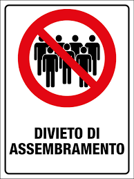 9 diversi cartelli in pdf da scaricare gratis. Cartello Divieto Di Assembramento Creativelive It