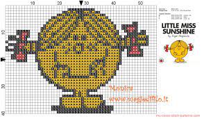 New cute design of snowman. Little Miss Sunshine Mr Men Cross Stitch Pattern Free Cross Stitch Patterns Simple Unique Alphabets Baby