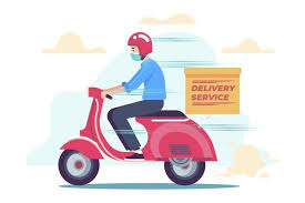 Delivery Service With Masks Concept Free Free Vector Freepik Freevector Medical In 2020 Vector Free Delivery Service Service Logo