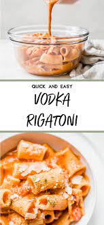 Vodka Rigatoni Rigatoni Recipes Homemade Pasta Recipe Cooking Recipes