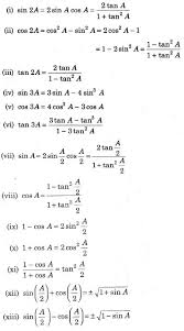 Cbse Class 11 Maths Notes Trigonometric Ratios And Identities Math Formula Chart Math Notes Studying Math