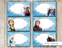 Frozen Food Labels Printables In 2020 Frozen Birthday Party Food Frozen Party Food Frozen Themed Birthday Party