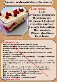 Tiramisu Au Chocolat Blanc Et Framboises In 2020 Easy Desserts Dessert Recipes Food
