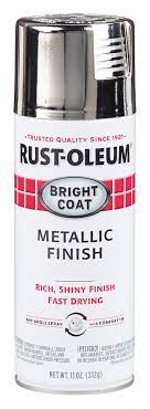 Rust Oleum Stops Rust Metallic Spray Paint In Metallic Chrome For Metal Paper Plastic Wood 11 Oz 30rk24 7718830 Grainger