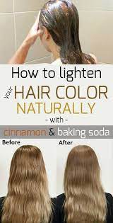 Depending on your initial hair color and type, you may need stronger methods. Beauty 4 Ways To Lighten Your Hair Naturally How To Lighten Hair Lighten Hair Naturally Natural Hair Color