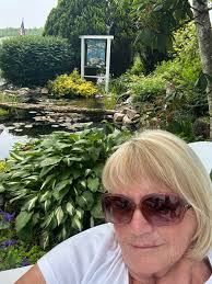 Gardening plans for the afternoon by the pond