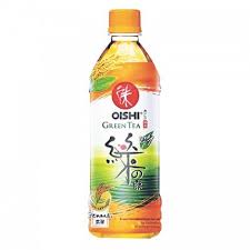 oishi green tea genmai flavor 500 ml