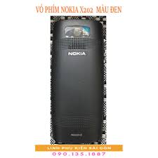 VỎ PHÍM NOKIA X202 MÀU ĐEN
