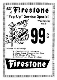 Black And White Newspaper Ads Firestone January 1955 Vintage Ads Firestone Printed Paper