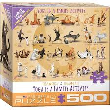Choose from a variety of 500 piece puzzle options with different sizes, number of pieces, and board material. Eurographics Inc Yoga Is A Family Activity 500 Piece Jigsaw Puzzle Target
