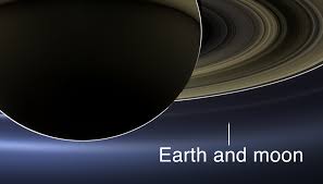 Image result for Cassini eclipse image of Saturn