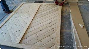 How To Build Your Own Chevron Barn Door Lou Lou Girls Barn Door Diy Barn Door Making Barn Doors