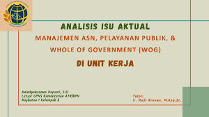 Selain itu, ada lagi yang dikhususkan untuk mereka lulusan s2, tapi formasi yang dibuka hanya untuk 2 kursi. Analisis Isu Aktual Manajemen Asn Pelayanan Publik Wog Agenda Iii Latsar Cpns Youtube