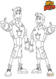 Chris and martin kratts coloring page. Get This Wild Kratts Coloring Pages Online 15ht0