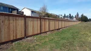 Huge Fence For Spanaway Housing Development Fence Design Big Yard Fence