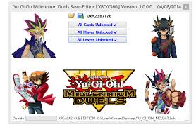 Second, has anyone figured out how to mod . V2 Yu Gi Oh Millennium Duels Save Editor Xpg Xbox 360 Mod Tool Xpg Gaming Community
