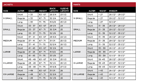 Air Force Flight Suit Size Chart Best Picture Of Chart