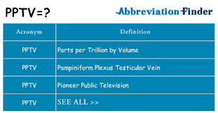 There is no psd format for tvs logo png in our. What Does Pptv Mean Pptv Definitions Abbreviation Finder