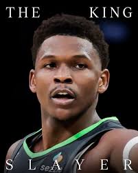 Is Anthony Edwards now The King Slayer? 👀