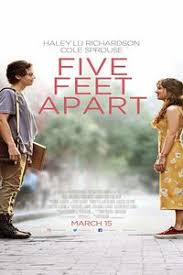 A pair of teenagers with cystic fibrosis meet in a hospital and fall in love, though their disease means they must avoid close physical contact. Five Feet Apart 2019 Download In English 720p 1gb