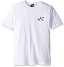 Get the big designer brands for less, now! Buy Emporio Armani Ea7 Men S Train Logo Series Crew Neck Tee White Small Features Price Reviews Online In India Justdial