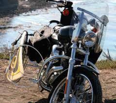 A golf club rack as in claim 8 wherein the rods are spaced apart at an outer side thereof such that a golf bag can be inserted sideways into the. Motorcycle Golf Bag Carrier Page 2 Harley Davidson Forums