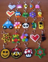 خرز Perler Beads حلم وردي