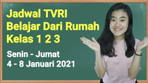 Jadwal misa natal 2020 di jakarta, jogja, dan live streaming misa natal tvri dan kompas tv. Jadwal Tvri Senin Jumat 8 Januari 2021 Kelas 1 2 3 Youtube
