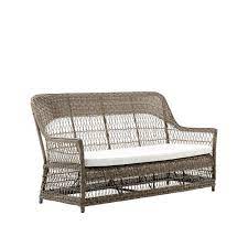 So können polyrattan sofas im freien problemlos aufgestellt werden und man muss die möbel bei regen nicht in sicherheit bringen. 3 Sitzer Sofa Aus Aluminium Polyrattan Anike