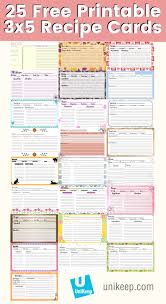 25 Free Printable 3x5 Recipe Cards In 2020 Recipe Cards Printable Free Recipe Cards Template Recipe Cards