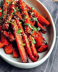 Gochujang Roasted Carrots Rezept Tolle