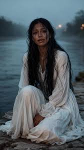 La Llorona 🕯️, They say her cry can still be heard by the river — where  the water keeps the secrets of those who vanished., Sometimes the fog rises  too fast, and people swear they’ve seen her walking ...