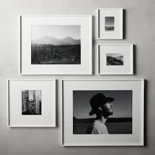 Gallery White Frames With White Mats Cb2 Picture Frame Decor Picture Gallery Wall Frames On Wall