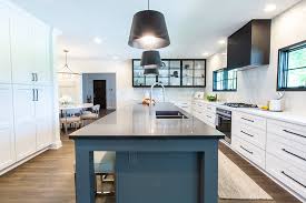 Grey cabinets and a white marble countertop look elegant alongside a green and metal mosaic backsplash for a modern space kitchens. Envy Worthy Kitchens That Make Us Want To Reno Our Own Kitchens Immediately