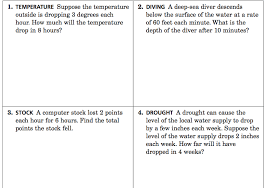 Perfect to leave with a substitute or. Integer Word Problems More Challenging Practice Questions Mr M S Library Learning Hub