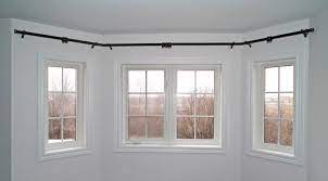 But on the other hand if you choose a 2 diameter rod you will. Bay Window Curtain Rods Beautiful Curtain Rods For Bay Windows