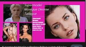 tons of accounts about nonexistent immortal  supermodel/actor/singer/everyone and everything "monique desiree taitague"  : r/InternetMysteries