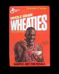 Eat like a champion with wheaties for breakfast! Wheaties Breakfast Of Champions Michael Jordan Basketball Vintage Sports