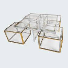 Coffee table by willy rizzo for cidue for $3,489.00 (8/4/2021). 1970s Chrome And Brass Coffee Table By Willy Rizzo Valerie Wade