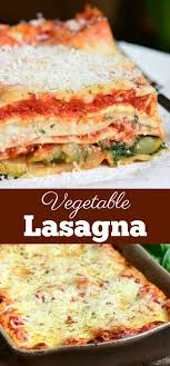 Vegetable Lasagna Is A Comforting Vegetarian Dinner Made With Layers Of Mixed Vege Vegetable Lasagna Recipes Vegetarian Lasagna Recipe Zucchini Lasagna Recipes