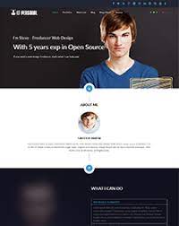 How to design a user profile page? Lt Personal Free Personal Onepage Joomla Template