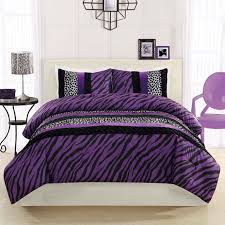 Black And White Cheetah Print Bedding Purple Zebra Leopard Stripe Bedding Black White And Purple Bedding Zebra Print Bedding Comforter Sets Zebra Bedding
