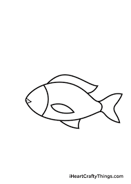 Whether it's the cleftbelly trevally in the vintage fish drawing, the iconic needlepoint in the swordfish photo drawing, or the unmistakable lionfish in the color drawing, a simple drawing turns out not to be a simple drawing at all but a study in shape and line. Fish Drawing How To Draw A Fish Step By Step