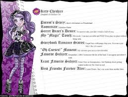 You can download this ever after high cheshire cat doll wallpaper. Ever After High Kitty Cheshire S Full Bio By Cjlou The Bejeweler On Deviantart Ever After High Ever After High Names Ever After