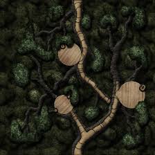 Tree City 2 Way Junction Tiletc15 By Madcowchef Dungeon Maps Map Sketch Pathfinder Maps