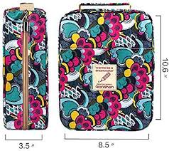 Amazon Com Pencil Case Holder Slot Holds 202 Colored Pencils Or 136 Gel Pens With Zipper Closure Large Ca Colored Pencil Case Gel Pens Pen And Watercolor