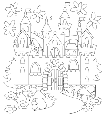 Elsa birthday party at ice castle coloring page disney. Castle Coloring Pages 100 Printable Coloring Pages